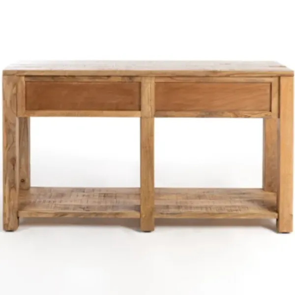 Console Tables-Kirkland's Home Easton Mango Wood Console Table Brown