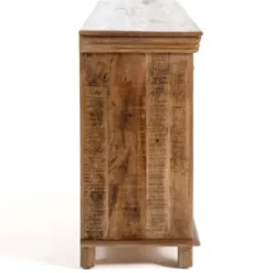 Cabinets & Sideboards-Kirkland's Home Easton Mango Wood 4-Door Cabinet