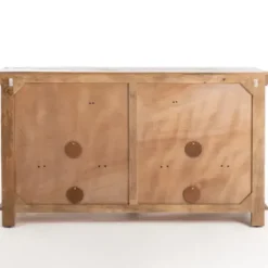 Cabinets & Sideboards-Kirkland's Home Easton Mango Wood 4-Door Cabinet