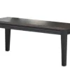 Benches & Ottomans-Kirkland's Home Ebony And Driftwood Two-Tone Bench Black