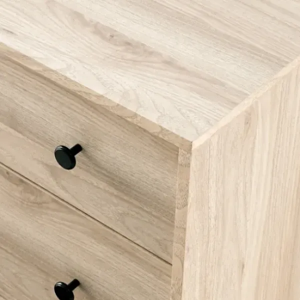Dressers & Chests-Kirkland's Home Eden Light Birch Tapered Legs Dresser Ivory