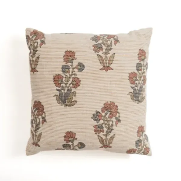 Pillows-Kirkland's Home Eden Vintage Floral Pillow Tan/Multi