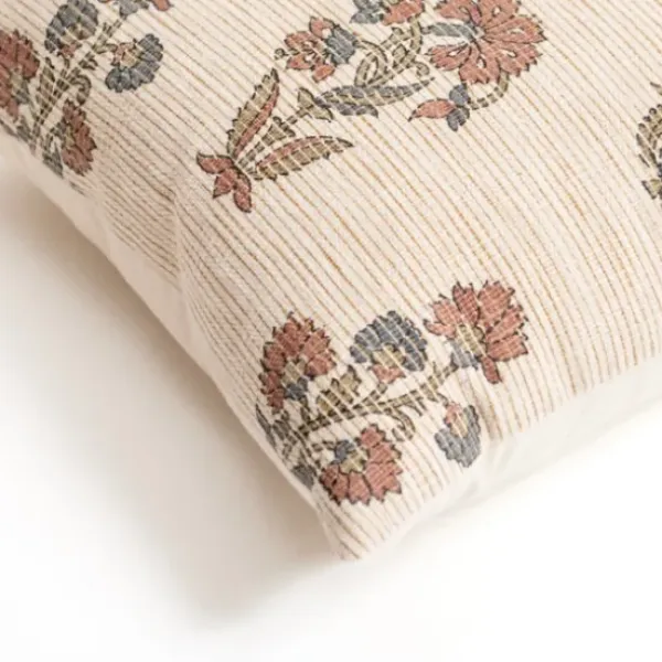 Pillows-Kirkland's Home Eden Vintage Floral Pillow Tan/Multi