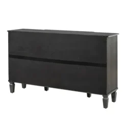 Cabinets & Sideboards-Kirkland's Home Eleanora Wood 4-Door Sideboard Gray