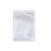 Bed Sheets-Kirkland's Home Elegant Geo Hem Microfiber 4-Pc. Queen Sheet Set White/Tan