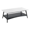 Coffee Tables-Kirkland's Home Ellis Black And White Wood Coffee Table Black/White