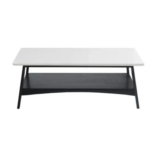 Coffee Tables-Kirkland's Home Ellis Black And White Wood Coffee Table Black/White
