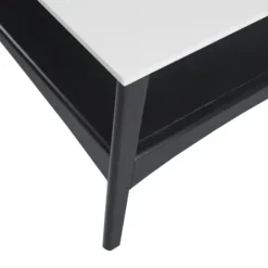 Coffee Tables-Kirkland's Home Ellis Black And White Wood Coffee Table Black/White