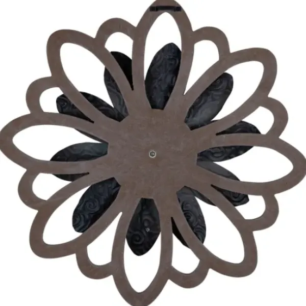 Wall Plaques-Kirkland's Home Embossed Metal Flower Wall Plaque Blue
