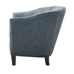 Accent Chairs-Kirkland's Home Emery Barrel Accent Chair Blue