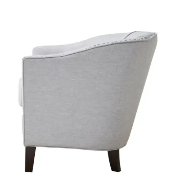 Accent Chairs-Kirkland's Home Emery Barrel Accent Chair Ivory