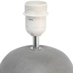 Table Lamps-Kirkland's Home Emma Concrete Table Lamp With Shade Gray