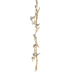 Wall Plaques-Kirkland's Home En Branches And Birds Metal Wall Plaque Gold