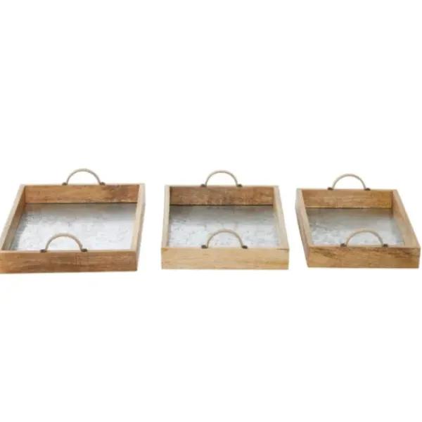 Decorative Trays-Kirkland's Home En Glammed Mirror Decorative Tray Gold