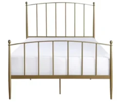 Beds & Headboards-Kirkland's Home En Sun Modern Arch Full Bed Frame Gold