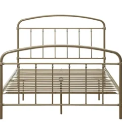 Beds & Headboards-Kirkland's Home En Sun Vintage Arch Full Bed Frame Gold