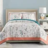 Quilts-Kirkland's Home English Garden King 3-Pc. Quilt Set Blue/Orange/White