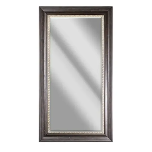 Full Length & Floor Mirrors-Kirkland's Home Espresso Framed Leaner Mirror