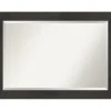 Framed Mirrors-Kirkland's Home Espresso Plank Beveled Mirror