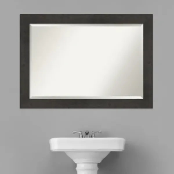 Framed Mirrors-Kirkland's Home Espresso Plank Beveled Mirror