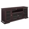 Tv Stands & Media Consoles-Kirkland's Home Espresso Wood Highboy Tv Stand Brown