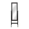 Full Length & Floor Mirrors-Kirkland's Home Espresso Wood Mirror Armoire Brown