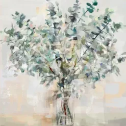 Canvas Art-Kirkland's Home Essential S I Framed Canvas Print, 35X35 In. Green