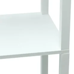 Floor Lamps-Kirkland's Home Etagere Shelf Charging Floor Lamp White