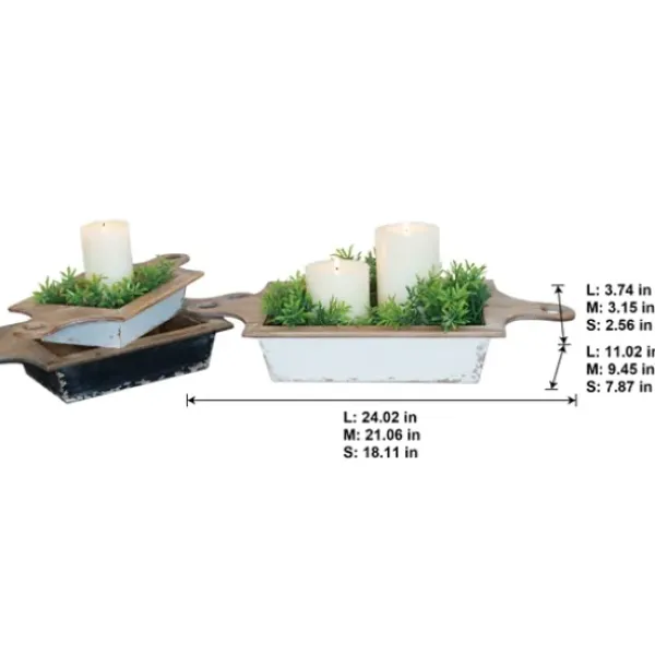 Decorative Bowls & Jars-Kirkland's Home Etched Metal Bowls, Set Of 2 Gold