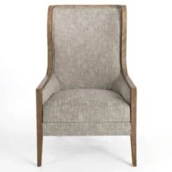 Accent Chairs-Kirkland's Home Ethan Upholstered Armchair Gray