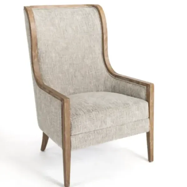 Accent Chairs-Kirkland's Home Ethan Upholstered Armchair Gray
