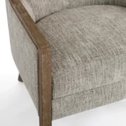 Accent Chairs-Kirkland's Home Ethan Upholstered Armchair Gray