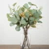 Arrangements & Greenery-Kirkland's Home Eucalyptus And Baby'S Breath Arrangement In Vase Green/Yellow