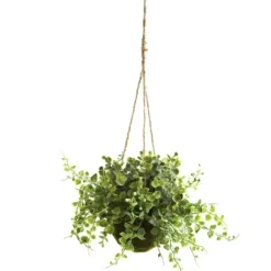Arrangements & Greenery-Kirkland's Home Eucalyptus And Berry Hanging Baskets, Set Of 3 Green