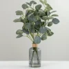 Arrangements & Greenery-Kirkland's Home Eucalyptus Arrangement In Gray Bottle Vase Green/Gray