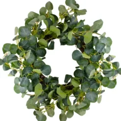 Wreaths-Kirkland's Home Eucalyptus Vines Wreath Green