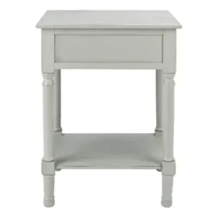 Accent & End Tables-Kirkland's Home Evelina Textured Single Drawer Accent Table Gray