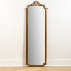 Full Length & Floor Mirrors-Kirkland's Home Evelyn Antique Gold Leaner Mirror