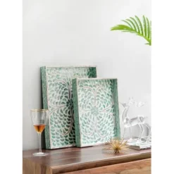 Decorative Trays-Kirkland's Home Evelyn Narrow Decorative Tray Black