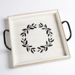 Decorative Trays-Kirkland's Home Evelyn Narrow Decorative Tray White