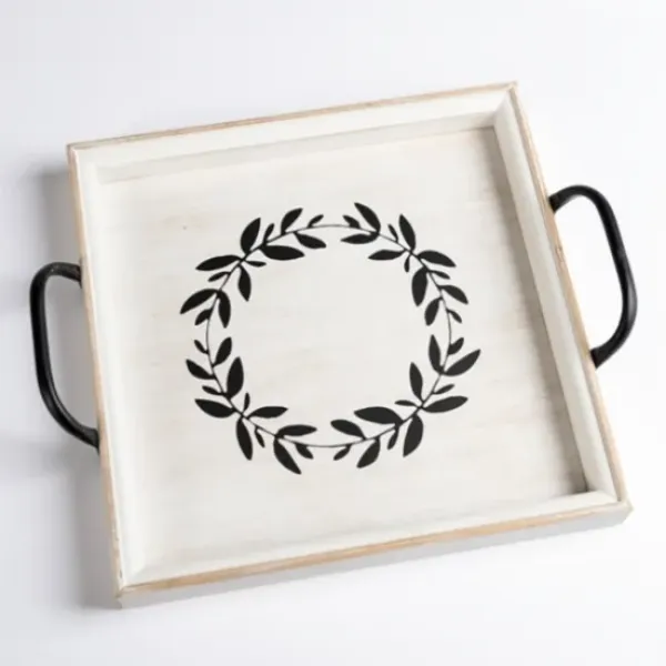 Decorative Trays-Kirkland's Home Evelyn Narrow Decorative Tray White