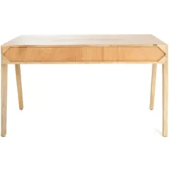 Office Furniture-Kirkland's Home Everett Mango Wood Desk Brown