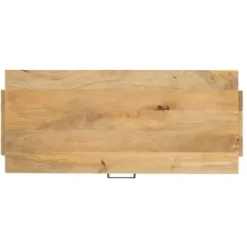 Office Furniture-Kirkland's Home Everett Mango Wood Desk Brown
