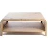 Coffee Tables-Kirkland's Home Everson Wood Coffee Table Tan