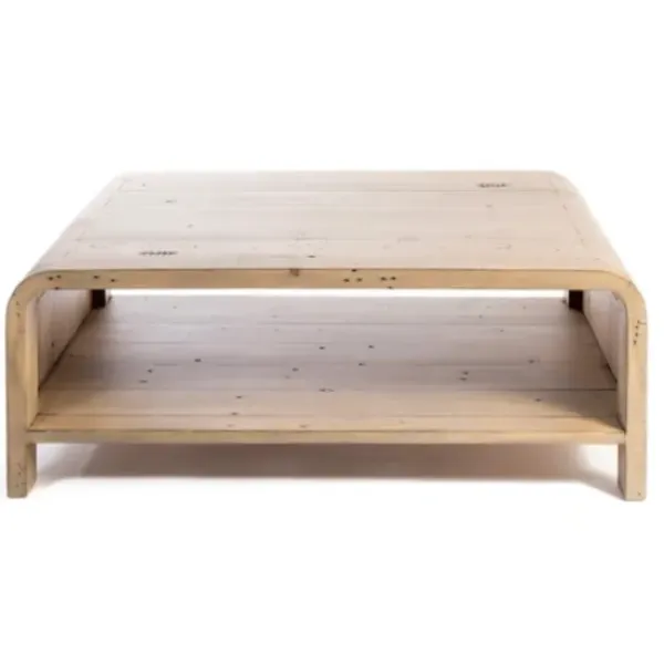Coffee Tables-Kirkland's Home Everson Wood Coffee Table Tan