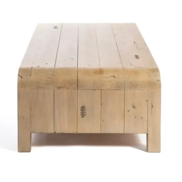 Coffee Tables-Kirkland's Home Everson Wood Coffee Table Tan