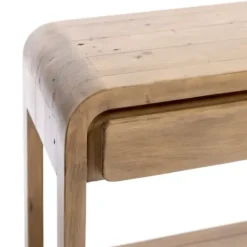 Console Tables-Kirkland's Home Everson Wood Console Table Tan