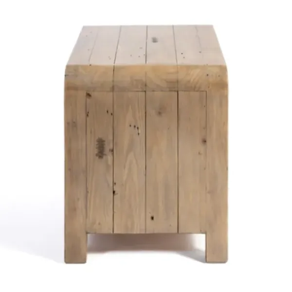 Accent & End Tables-Kirkland's Home Everson Wood Side Table Tan