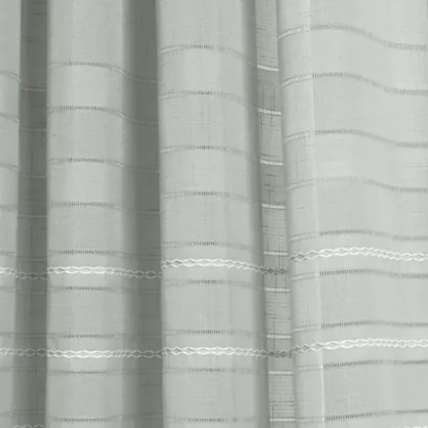 Curtains & Drapes-Kirkland's Home Evie Medallion Curtain Panel Set, 95 In. Tan