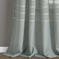 Curtains & Drapes-Kirkland's Home Evie Medallion Curtain Panel Set, 95 In. Tan